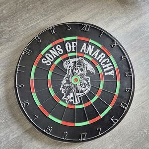Super Rare Sons of Anarchy Dart Board Tournament Quality HEAVY DUTY RARE